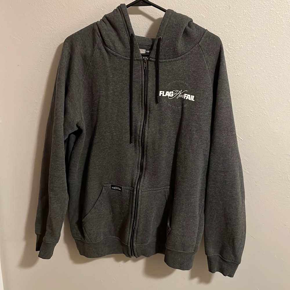 Men’s Flag Nor Fail Front Zip Hoodie